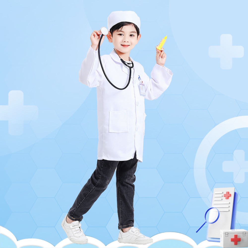 Medical Lab - Set Kostum Peran Dokter & Perawat