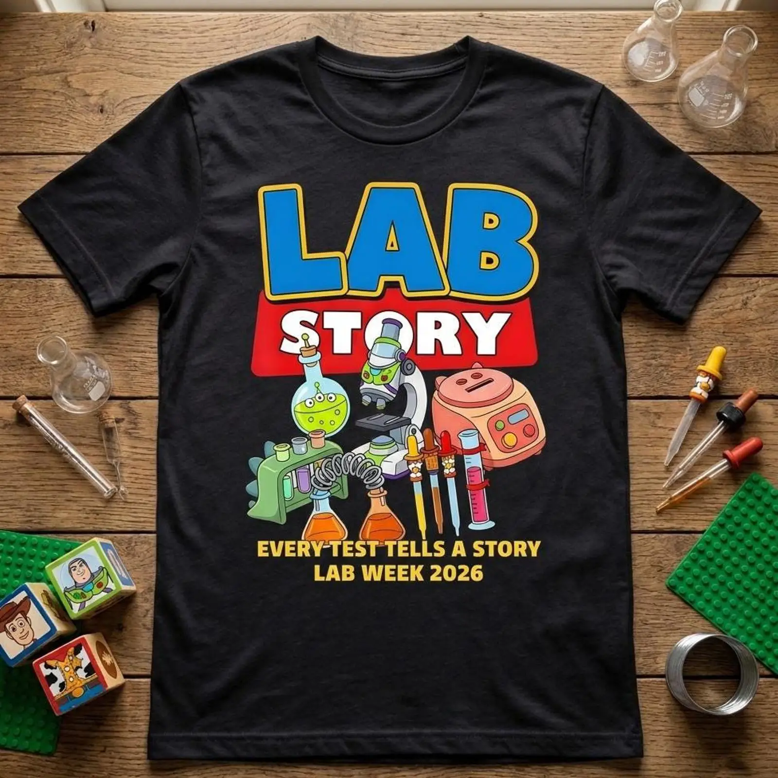 Medical Lab Graphics - Kaos Lab Week 2026 Teknisi Medis