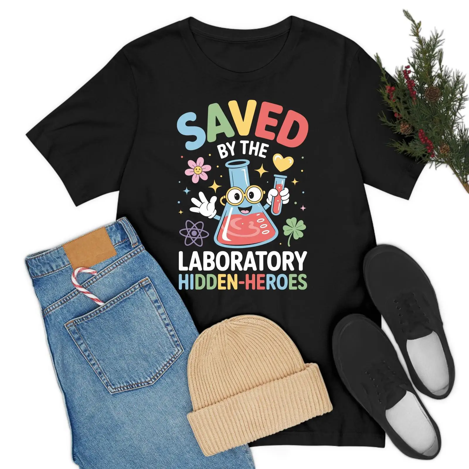 Laboratory Hidden Heros Lab We - Medical Lab Graphics ulasan dan harga