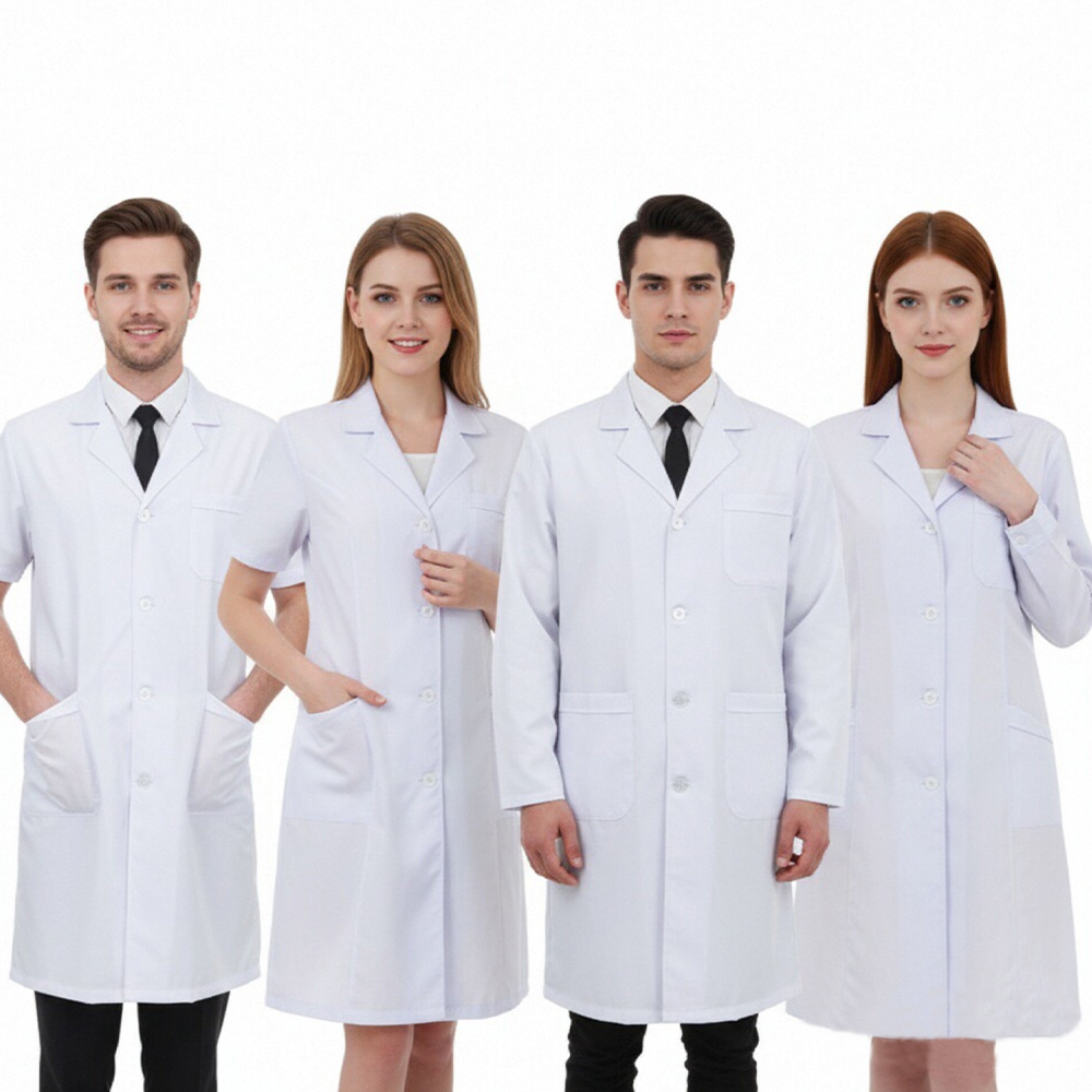 Jas Putih Dokter Profesional,  - Medical Lab Research ulasan dan harga