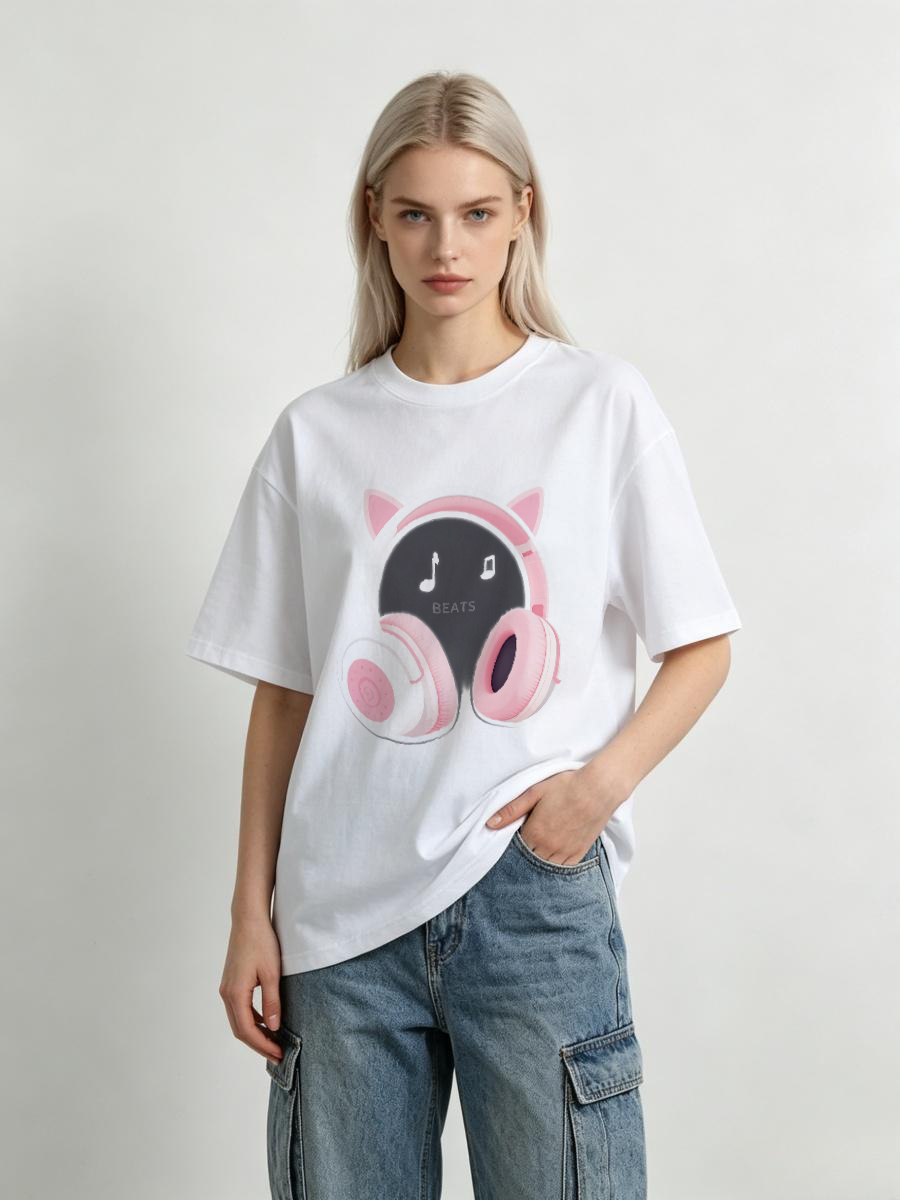 T-Shirt Wanita Mikroskop Peral - Medical Lab Graphics ulasan dan harga